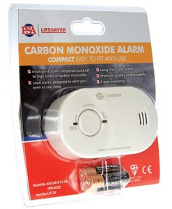 A carbon monoxide alarm providing continuous monitoring of CO levels and protection against dangers of carbon monoxide.