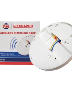 Wireless interconnect base to suit Lifesaver LIF5800/2 and LIF5800RL/2 smoke alarms.